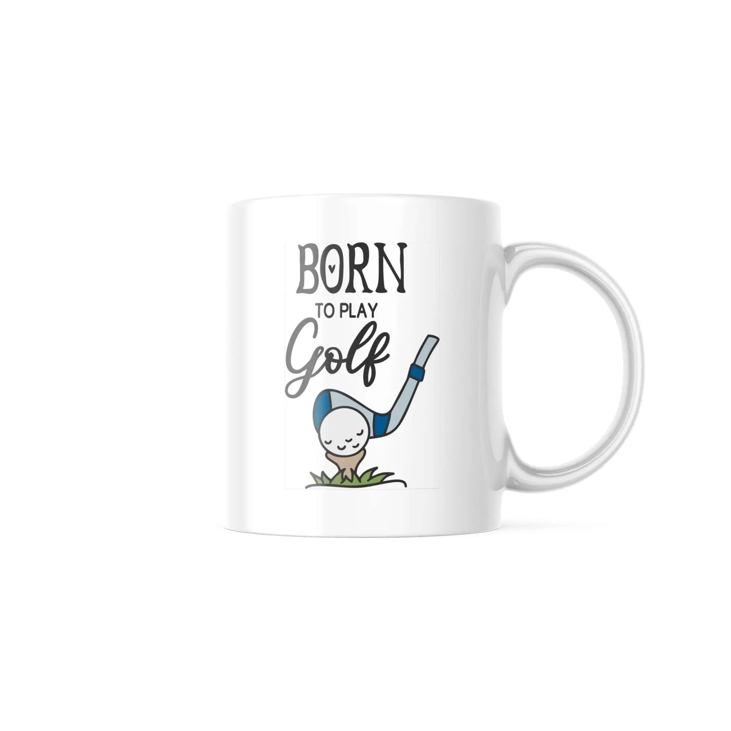 Novelty Golf Mug - Born To Play Golf - 11oz