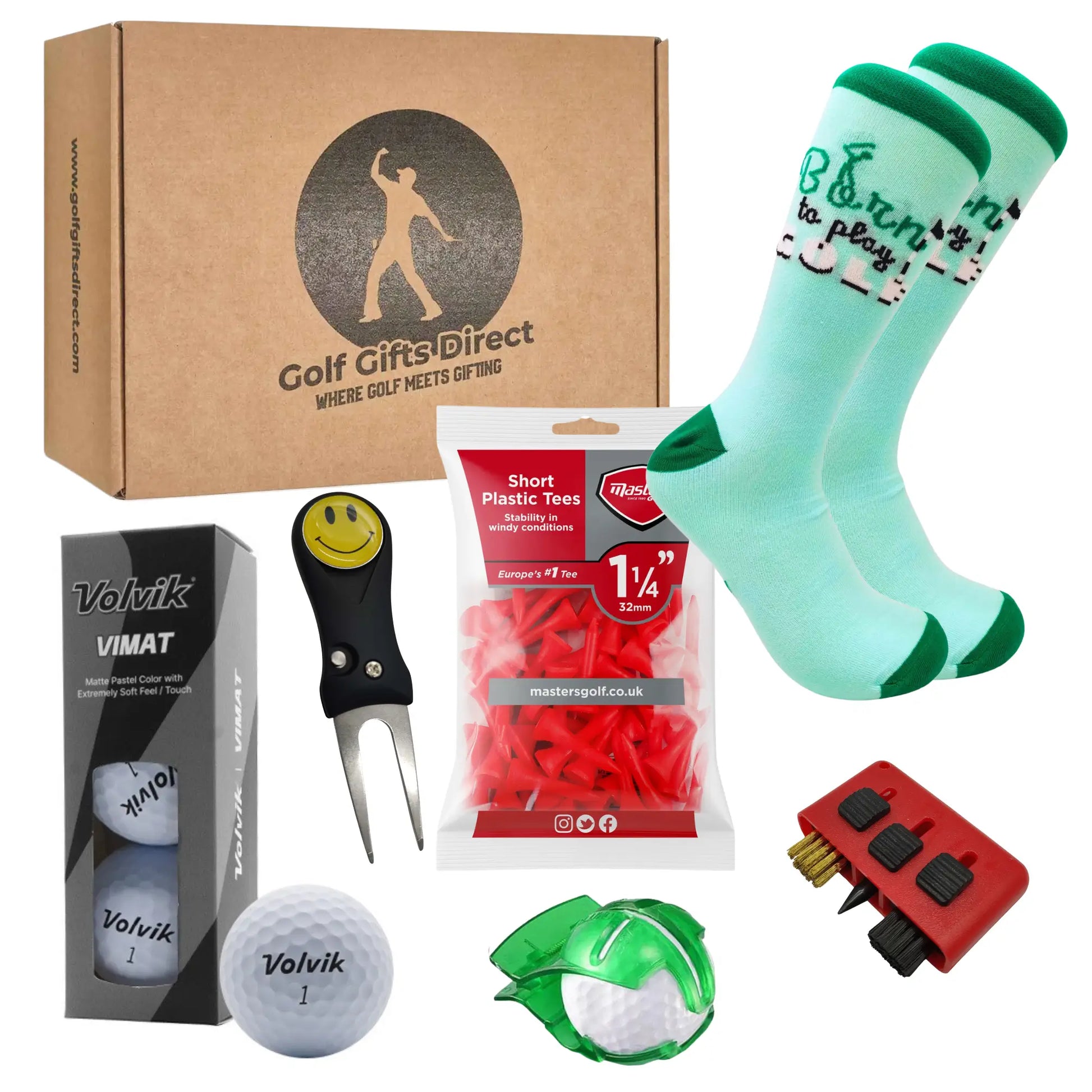 Mens Golf Gift Set (7 Premium Items) Perfect Gift For Any Golfer