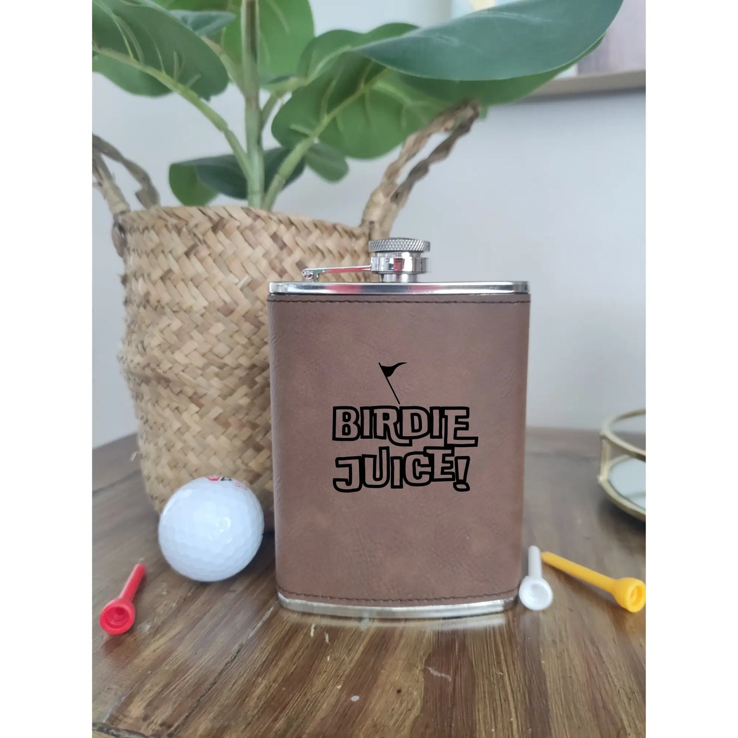 Personalised Hip Flask for Golfers