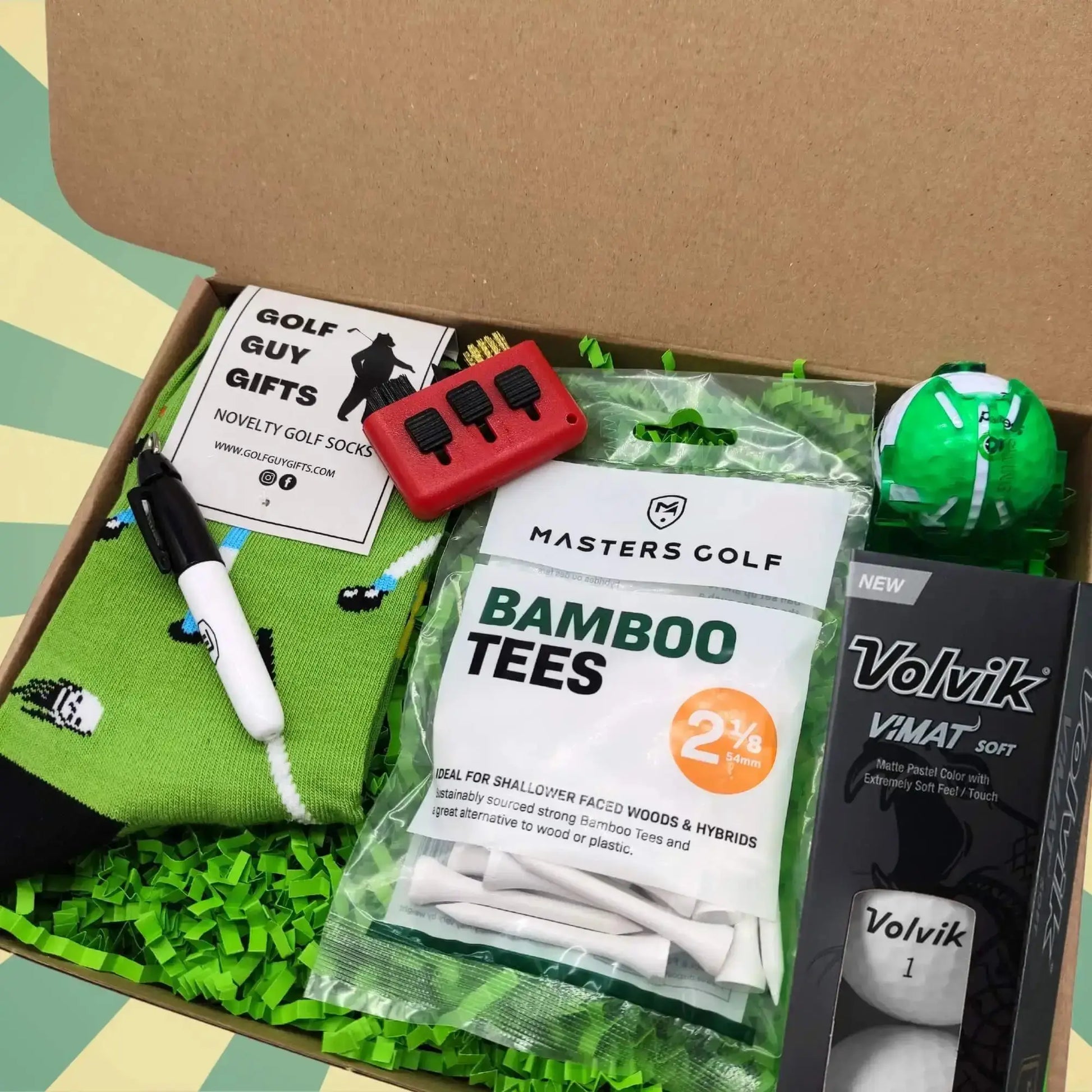 Golf Gifts for Men Dad's Golf Gift Box Purple Par Edition 